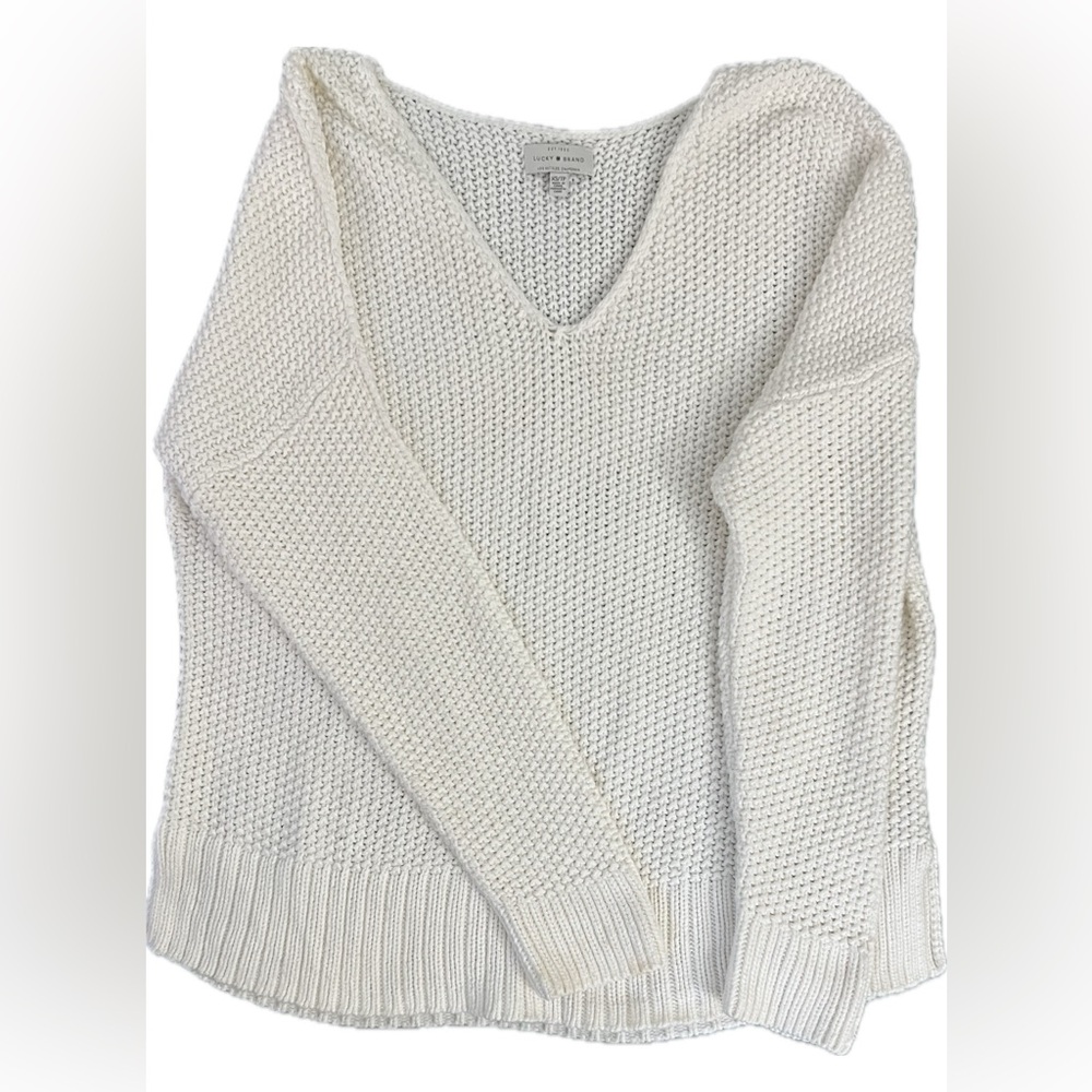 Lucky Brand, XS Off White Oversized Fit Sweater